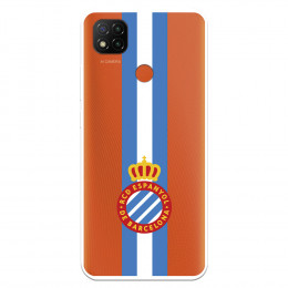Fundaara Xiaomi Redmi 9C del RCD Espanyol Escudo Albiceleste Escudo Albiceleste - Licencia Oficial RCD Espanyol