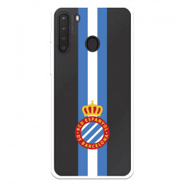 Fundaara Samsung Galaxy A21 del RCD Espanyol Escudo Albiceleste Escudo Albiceleste - Licencia Oficial RCD Espanyol
