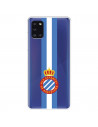 Fundaara Samsung Galaxy A31 del RCD Espanyol Escudo Albiceleste Escudo Albiceleste - Licencia Oficial RCD Espanyol