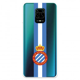 Fundaara Xiaomi Redmi Note 9S del RCD Espanyol Escudo Albiceleste Escudo Albiceleste - Licencia Oficial RCD Espanyol