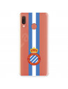 Fundaara Samsung Galaxy A20e del RCD Espanyol Escudo Albiceleste Escudo Albiceleste - Licencia Oficial RCD Espanyol