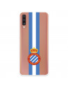 Fundaara Samsung Galaxy A70 del RCD Espanyol Escudo Albiceleste Escudo Albiceleste - Licencia Oficial RCD Espanyol