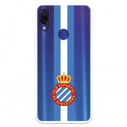 Fundaara Xiaomi Redmi Note 7 del RCD Espanyol Escudo Albiceleste Escudo Albiceleste - Licencia Oficial RCD Espanyol