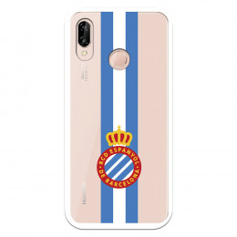 Fundaara Huawei P20 Lite del RCD Espanyol Escudo Albiceleste Escudo Albiceleste - Licencia Oficial RCD Espanyol