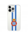Fundaara iPhone 13 Pro del RCD Espanyol Escudo Albiceleste Escudo Albiceleste - Licencia Oficial RCD Espanyol