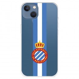 Fundaara iPhone 13 del RCD Espanyol Escudo Albiceleste Escudo Albiceleste - Licencia Oficial RCD Espanyol