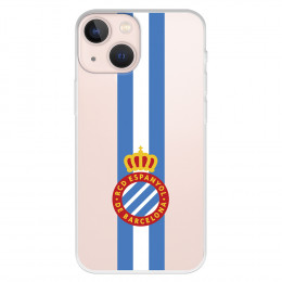 Fundaara iPhone 13 Mini del RCD Espanyol Escudo Albiceleste Escudo Albiceleste - Licencia Oficial RCD Espanyol