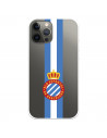 Fundaara iPhone 12 Pro Max del RCD Espanyol Escudo Albiceleste Escudo Albiceleste - Licencia Oficial RCD Espanyol