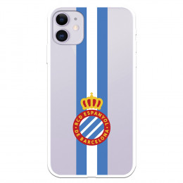 Fundaara iPhone 11 del RCD Espanyol Escudo Albiceleste Escudo Albiceleste - Licencia Oficial RCD Espanyol