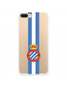 Fundaara iPhone 7 Plus del RCD Espanyol Escudo Albiceleste Escudo Albiceleste - Licencia Oficial RCD Espanyol