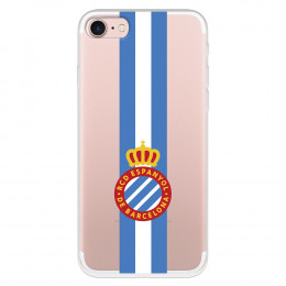 Fundaara iPhone 7 del RCD Espanyol Escudo Albiceleste Escudo Albiceleste - Licencia Oficial RCD Espanyol