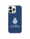 Fundaara iPhone 13 Pro del RCD Espanyol Escudo Fondo Azul Escudo Fondo Azul - Licencia Oficial RCD Espanyol