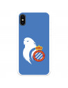 Fundaara iPhone XS del RCD Espanyol Escudo Perico Escudo Perico - Licencia Oficial RCD Espanyol