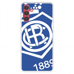Fundaara Samsung Galaxy A13 5G del Recre Escudo Fondo Azul - Licencia Oficial Real Club Recreativo de Huelva