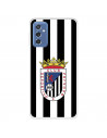 Fundaara Samsung Galaxy M52 5G del Badajoz Escudo Blanquinegro - Licencia Oficial Club Deportivo Badajoz