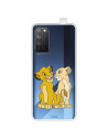 Funda para Huawei Honor X10 5G Oficial de Disney Simba y Nala Silueta - El Rey León