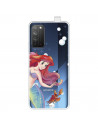 Funda para Huawei Honor X10 5G Oficial de Disney Ariel y Sebastián Burbujas - La Sirenita