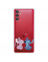 Funda para Samsung Galaxy A13 5G Oficial de Disney Angel & Stitch Beso - Lilo & Stitch