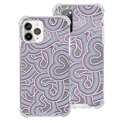 Funda Espejo Dibujo - Corazones Retro