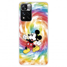 Funda para Xiaomi Redmi Note 11 Oficial de Disney Mickey Mickey Tye Die - Clásicos Disney