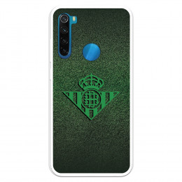 Fundaara Xiaomi Redmi Note 8 2021 del Betis Escudo Verde Fondo trama - Licencia Oficial Real Betis Balompié