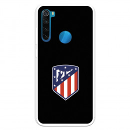 Fundaara Xiaomi Redmi Note 8 2021 del Atleti Escudo Fondo Negro - Licencia Oficial Atlético de Madrid