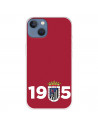 Funda para iPhone 13 del Badajoz 1905 Fondo Rojo - Licencia Oficial Club Deportivo Badajoz