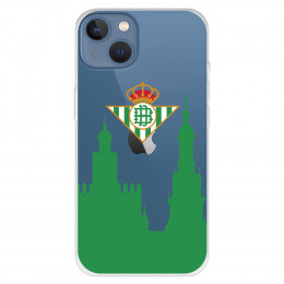 Funda para iPhone 13 del Betis Escudo Betis Ciudad - Licencia Oficial Real Betis Balompié