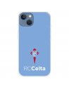Funda para iPhone 13 del Celta Escudo Fondo Azul - Licencia Oficial RC Celta