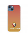 Funda para iPhone 13 del Osasuna Escudo Fondo Degradado Naranja - Licencia Oficial CA Osasuna