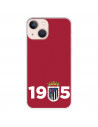 Funda para iPhone 13 Mini del Badajoz 1905 Fondo Rojo - Licencia Oficial Club Deportivo Badajoz