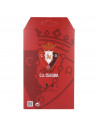 Funda para iPhone 13 Mini del Osasuna Escudos Patrón Vertical Rojo - Licencia Oficial CA Osasuna