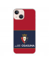 Funda para iPhone 13 Mini del Osasuna Escudo Fondo Rojo y azul - Licencia Oficial CA Osasuna