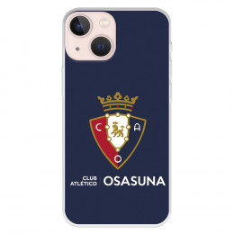 Funda para iPhone 13 Mini del Osasuna Escudo Fondo Azul - Licencia Oficial CA Osasuna