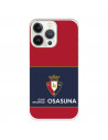 Funda para iPhone 13 Pro del Osasuna Escudo Fondo Rojo y azul - Licencia Oficial CA Osasuna