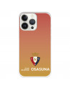 Funda para iPhone 13 Pro del Osasuna Escudo Fondo Degradado Naranja - Licencia Oficial CA Osasuna