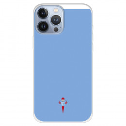 Funda para iPhone 13 Pro Max del Celta Celta Fondo Azul - Licencia Oficial RC Celta