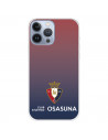 Funda para iPhone 13 Pro Max del Osasuna Escudo Fondo Degradado - Licencia Oficial CA Osasuna