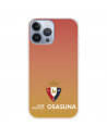 Funda para iPhone 13 Pro Max del Osasuna Escudo Fondo Degradado Naranja - Licencia Oficial CA Osasuna