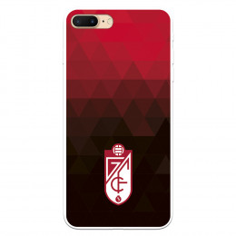 Funda para iPhone 7 Plus del Granada CF Escudo - Fondo Rojo y Negro Escudo - Fondo Rojo y Negro - Licencia Oficial Granada CF