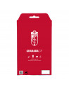 Funda para iPhone 12 Mini del Granada CF Escudo - Fondo Rojo y Negro Escudo - Fondo Rojo y Negro - Licencia Oficial Granada CF