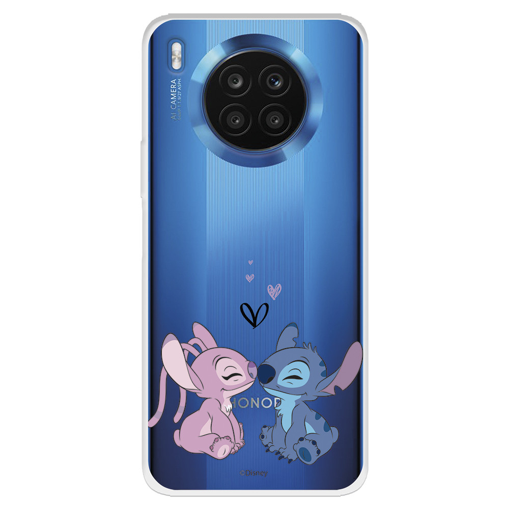 Funda Oficial Lilo y Stitch Azul Huawei P20 Lite
