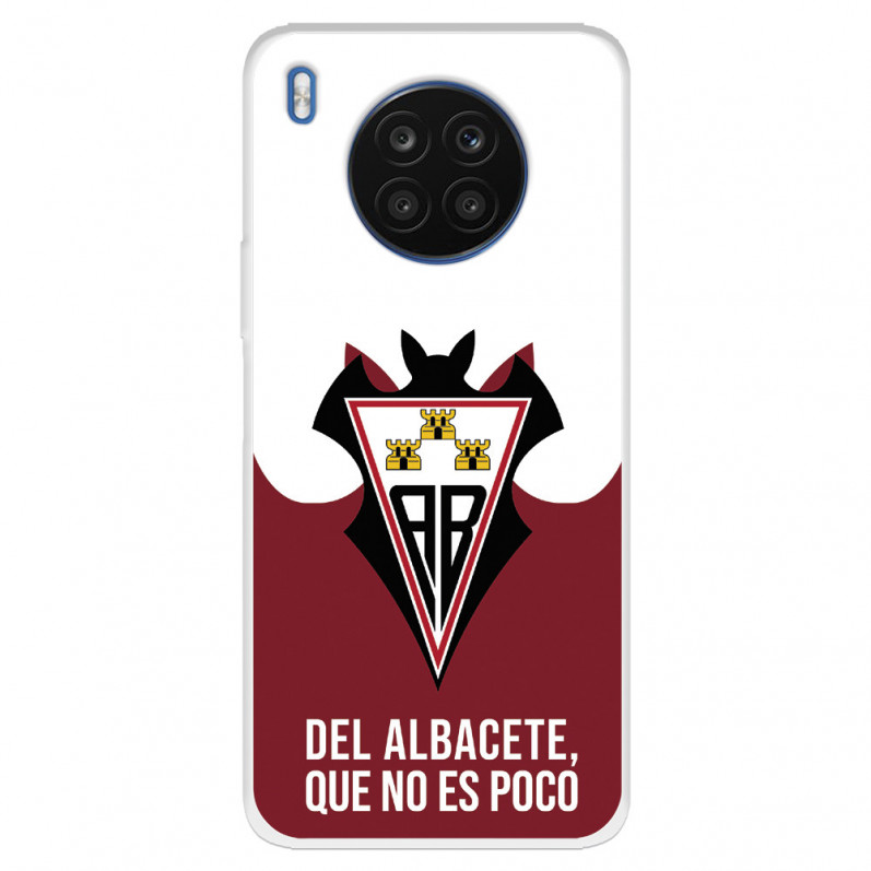 Funda para Huawei Honor 50 Lite del Albacete Escudo "Del Albacete que no es poco" - Licencia Oficial Albacete Balompié