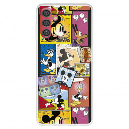 Funda para Samsung Galaxy A13 5G Oficial de Disney Mickey Comic - Clásicos Disney
