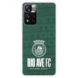 Funda para Xiaomi Redmi Note 11 del Rio Ave FC Escudo Blanco  - Licencia Oficial Rio Ave FC