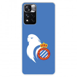 Funda para Xiaomi Redmi Note 11 del RCD Espanyol Escudo Perico  - Licencia Oficial RCD Espanyol