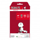 Funda para iPhone 13 Oficial de Peanuts Snoopy rayas - Snoopy