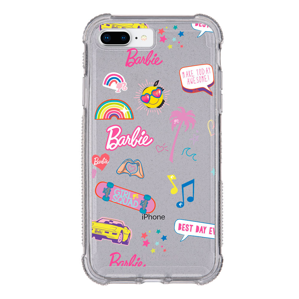 Funda para iPhone 7 Plus Oficial de Mattel Barbie Stickers - Barbie