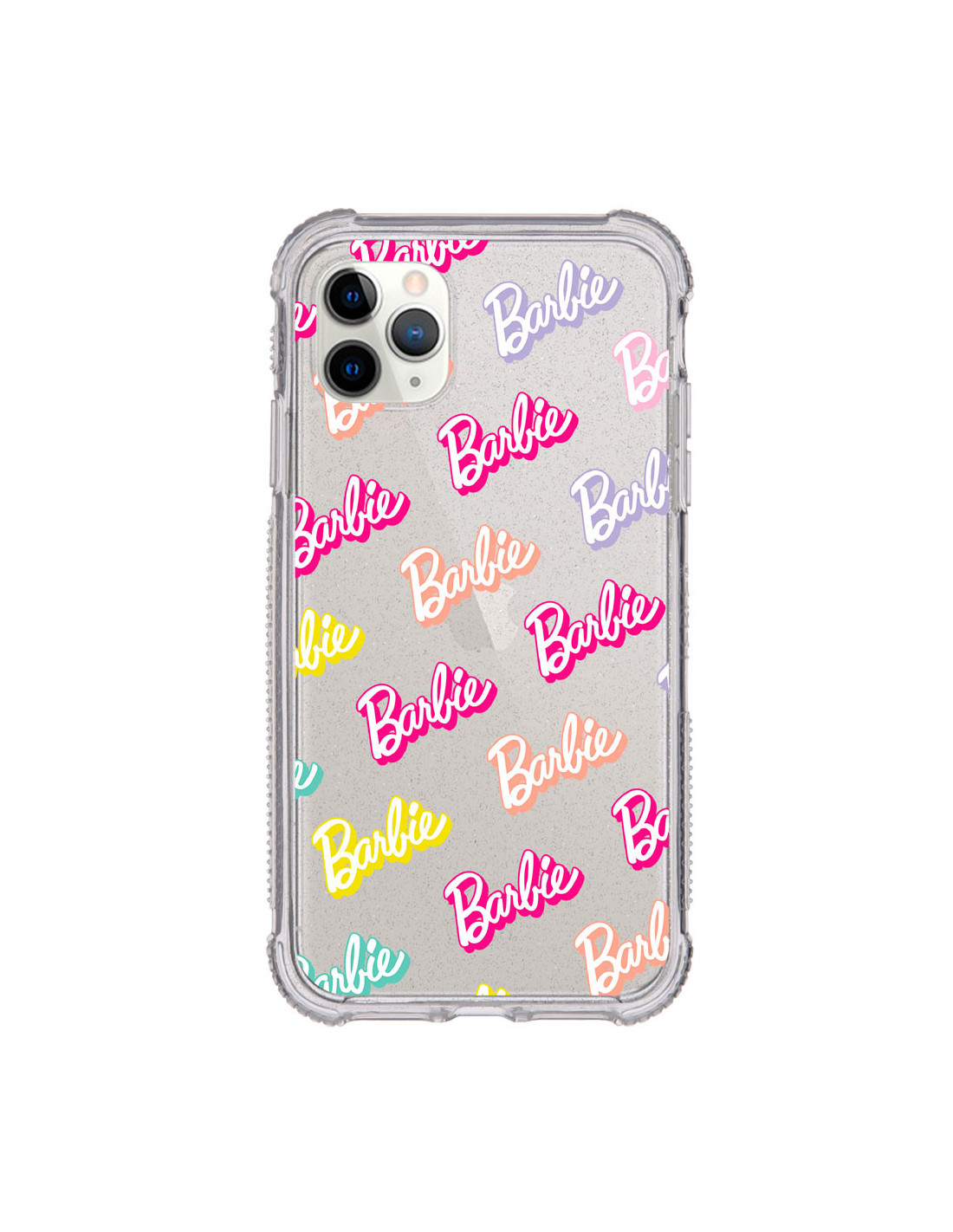 Funda Oficial de Mattel Barbie Stickers Brillantina Reforzada para iPhone 11
