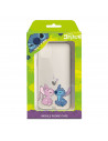 Funda para iPhone 12 Mini Oficial de Disney Angel & Stitch Beso - Lilo & Stitch